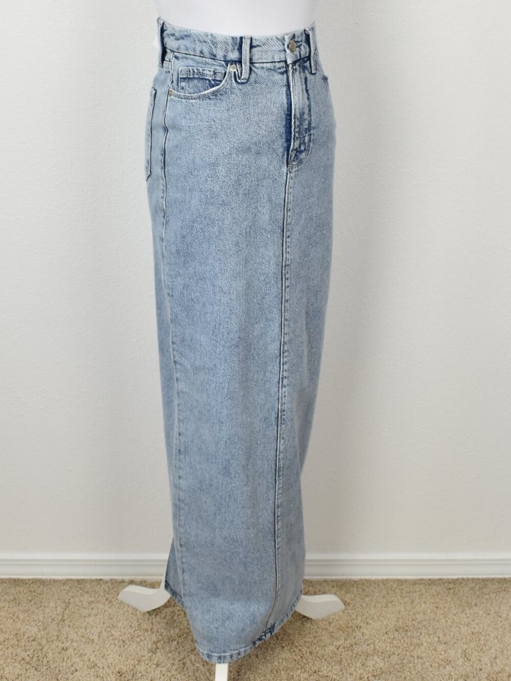 Good American Uniform Maxi Skirt NEW - 0/25 - Picture 10 of 13